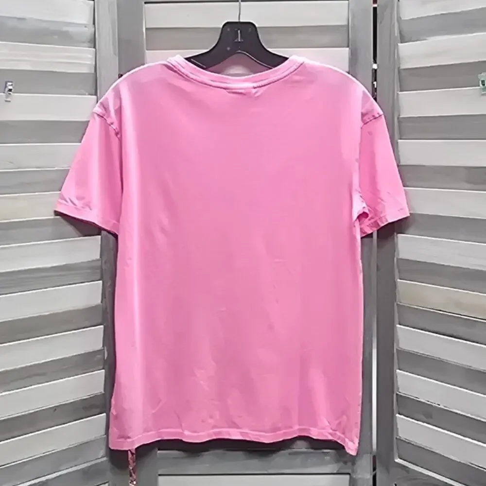 Kids' Drop Shoulder Short Sleeve T-Shirt | Cat & Jack | Large - Picture 6 of 10